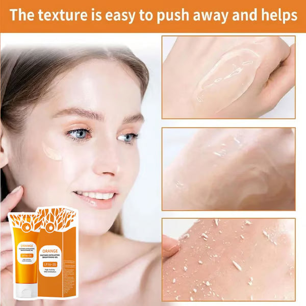 Orange Enzyme Glow Gel Dark Spot & Dead Skin Remover.