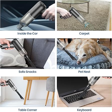 Portable And Chargable Vacuum Cleaner with Powerful Suction.