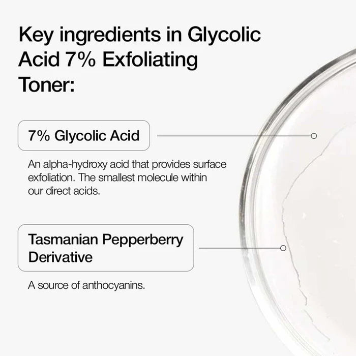 Glycolic Acid 7% Toning Solution.