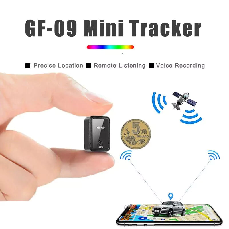 GPS Tracker Portable Real Time GPS Tracking Device.