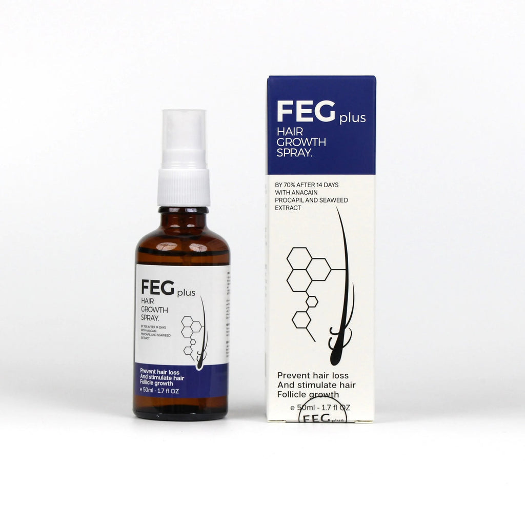 FEG PLUS Hair Growth SERUM and SPRAY 50ml - For Men and Women.